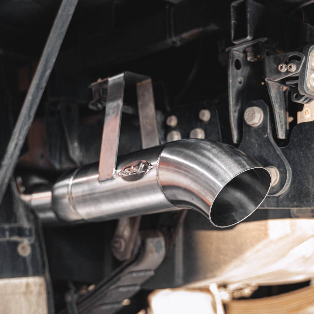 79 Series Single 4" Stainless Exhaust - Exhaust System - Diesel Landcruiser